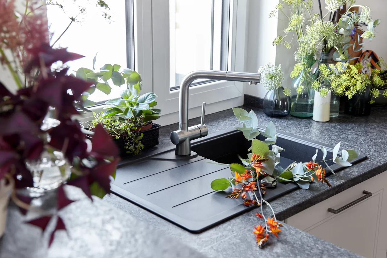 Obrázek Dřez FORMHAUS D-100S NERO Spodní uložení