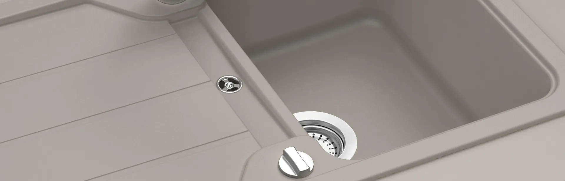 Obrázek Dřez FORMHAUS D-100 ASPHALT Spodní uložení