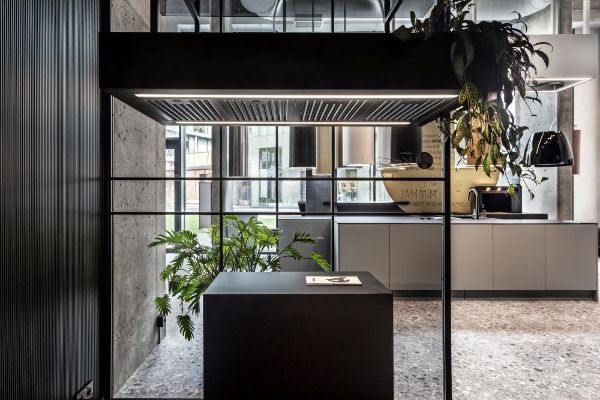 Obrázek Odsavač ostrůvkový MINIMAL 1.120 Black CDW1201C