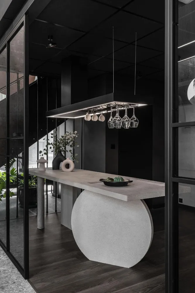 Obrázek Odsavač ostrůvkový MINIMAL 2.120 Black CDW1202C+U