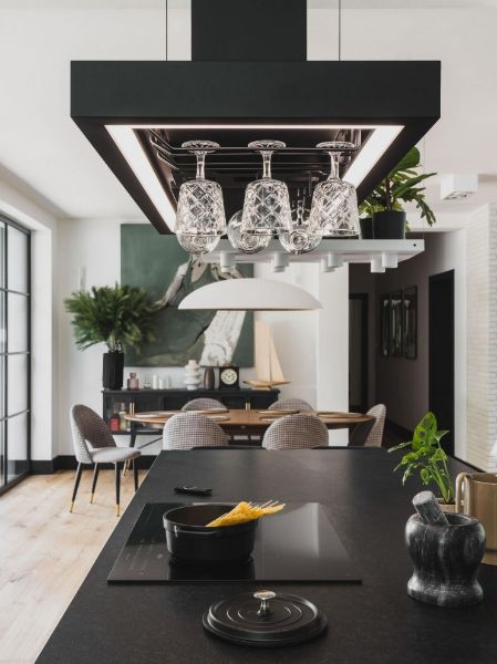 Obrázek Odsavač ostrůvkový MINIMAL 2.120 Black CDW1202C+U
