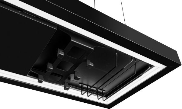 Obrázek Odsavač ostrůvkový MINIMAL 2.180 Black CDW1802C+U