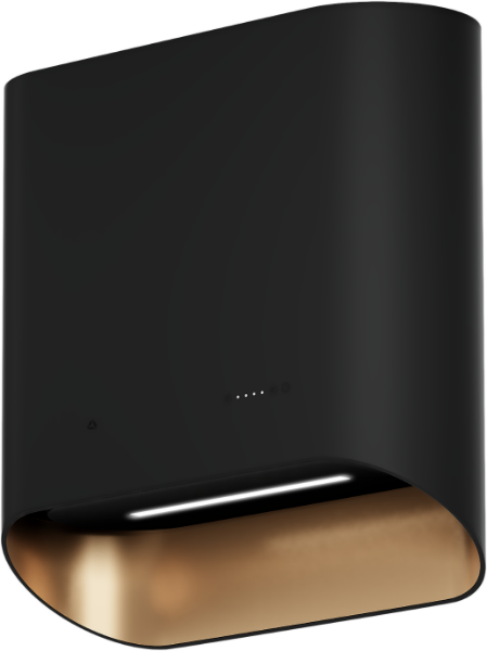 ODSAVAČ KOMÍNOVÝ SIMPLE 60 BLACK GOLD CDP6002B/G