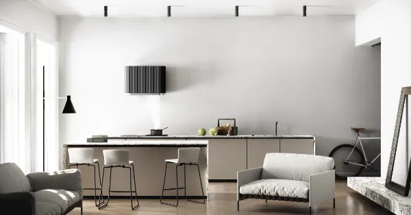 Obrázek Odsavač komínový MONO 60 Black CDP6003B