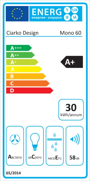 Obrázek Odsavač komínový MONO 60 Green CDP6003GR