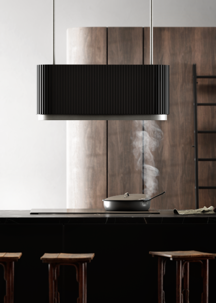 Obrázek Odsavač ostrůvkový MONO W Black CDW9001B