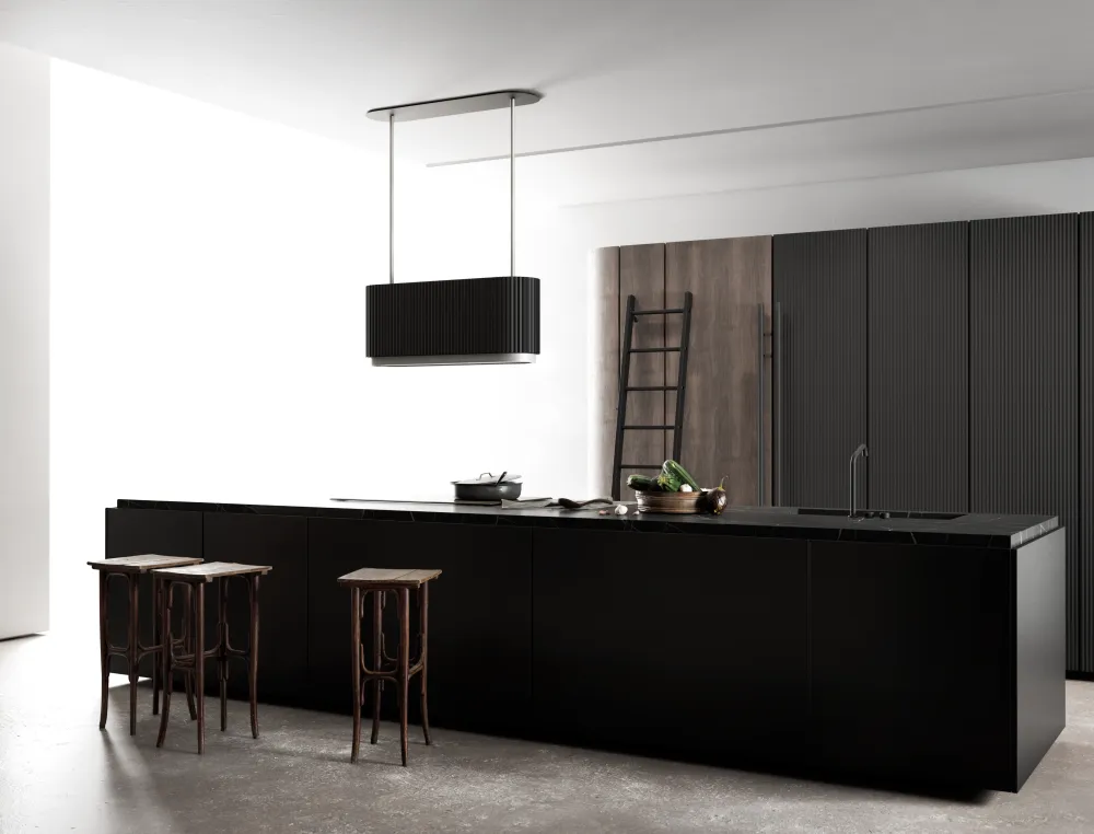 Obrázek Odsavač ostrůvkový MONO W Black CDW9001B