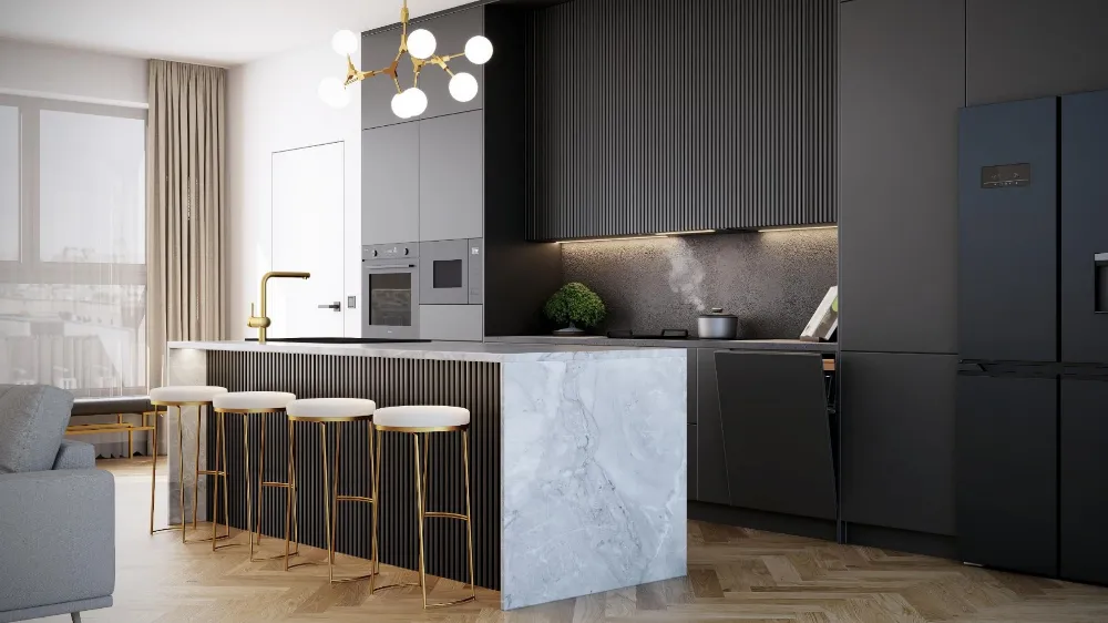 Obrázek Odsavač plně vestavný KMV6020BLG