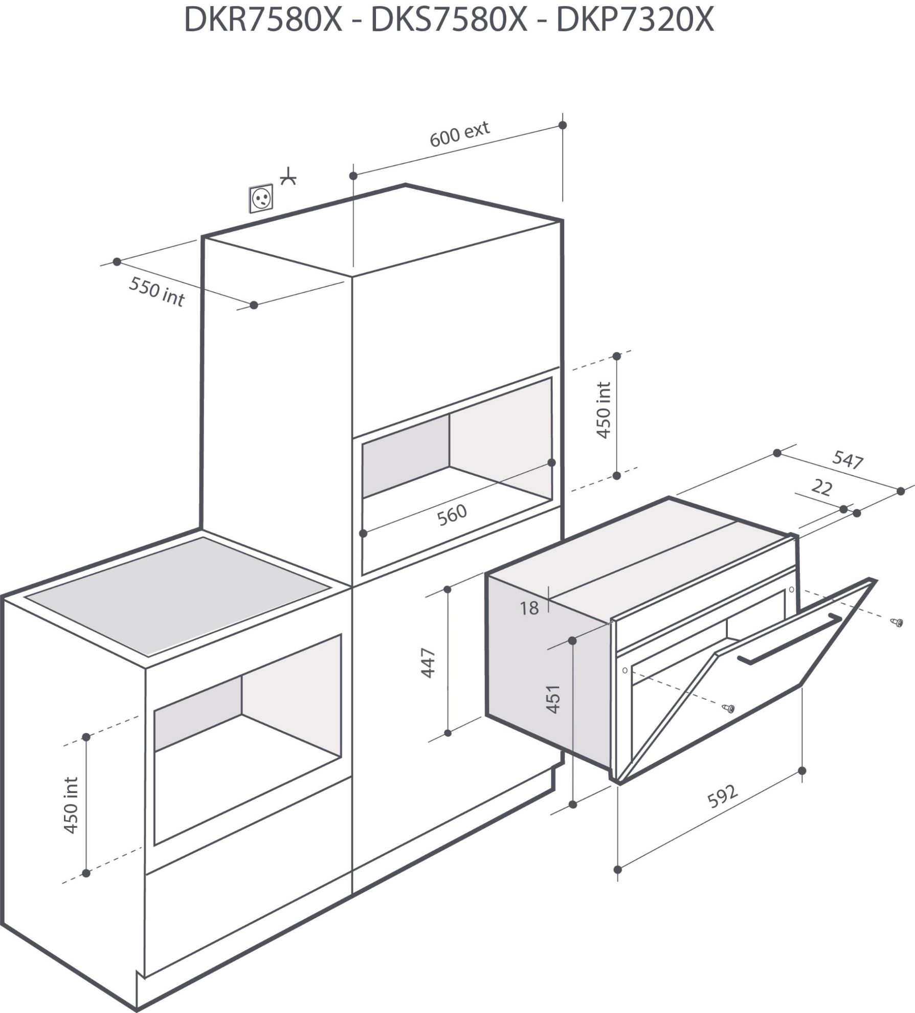 Obrázek TROUBA DKR7580BB