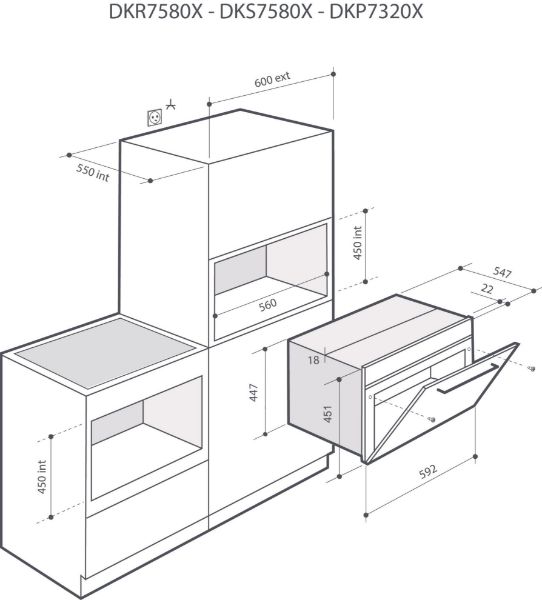 Obrázek TROUBA DKR7580BB