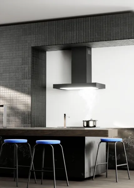 Obrázek Odsavač komínový T-Light Black 60 (CDT6002C)