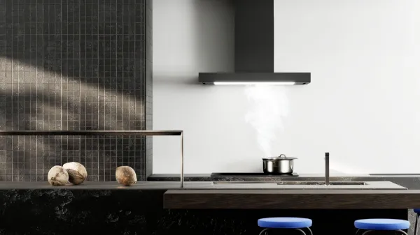 Obrázek Odsavač komínový T-Light Black 90 (CDT9002C)