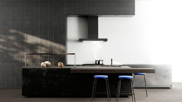 Obrázek Odsavač komínový T-Light Black 90 (CDT9002C)