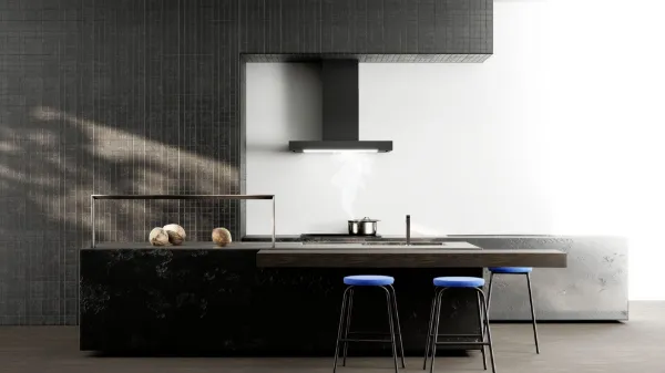 Obrázek Odsavač komínový T-Light Black 90 (CDT9002C)