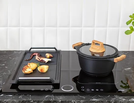 Grill tray KLUGE Smile SGT-2 litinová grilovací deska