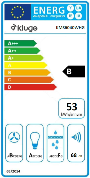 Obrázek ODSAVAČ ŠIKMÝ KOMÍNOVÝ KMS6040WHG