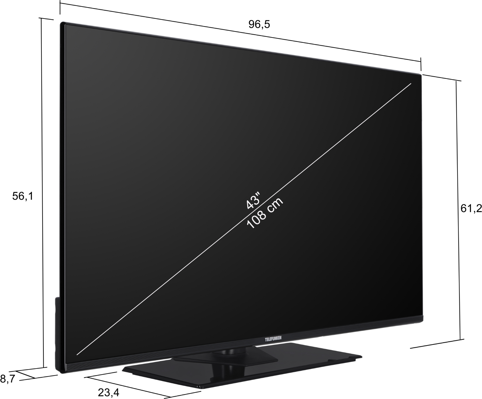 Obrázek TELEVIZE 43TLFQA9650 SMART