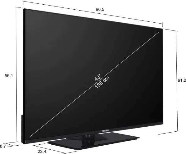 Obrázek TELEVIZE 43TLFQA9650 SMART