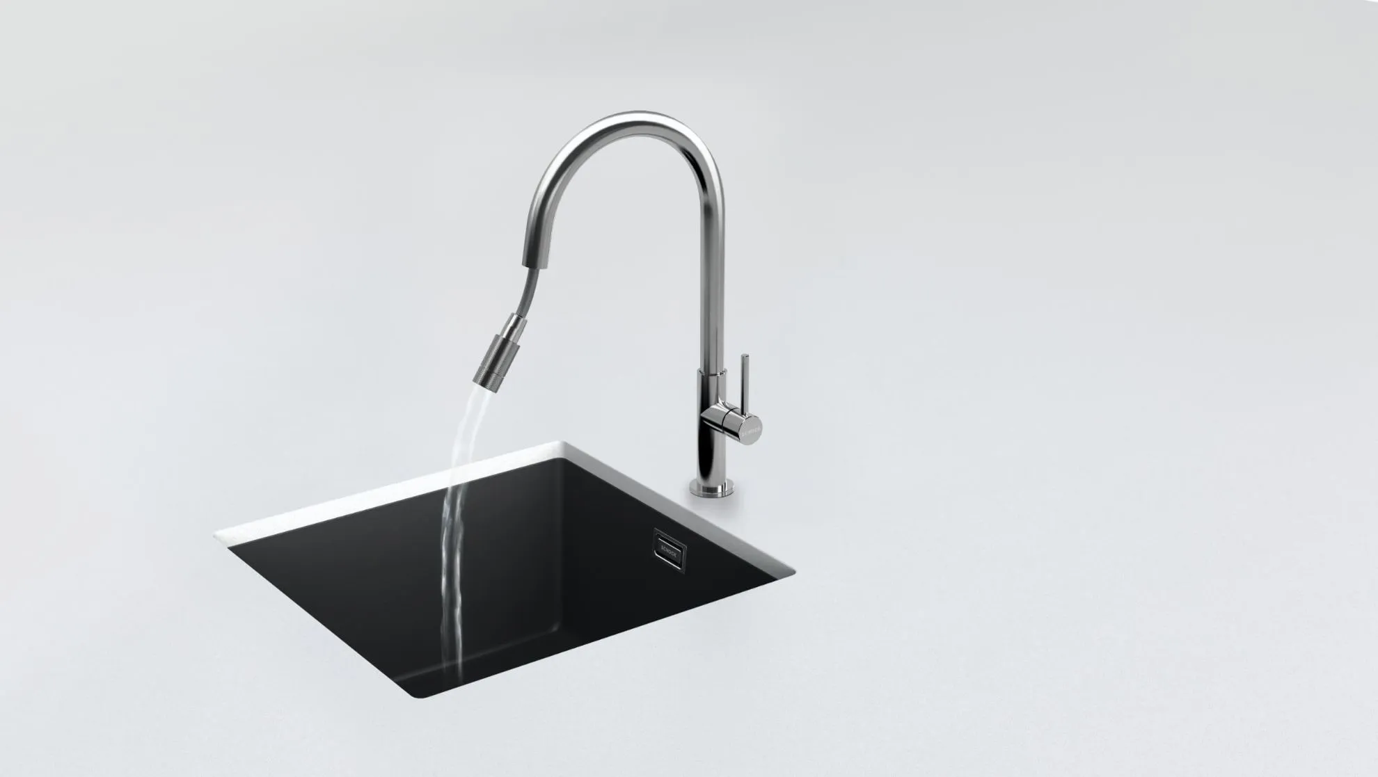 Obrázek Baterie dřezu TALIA nerez vytahovací ramínko