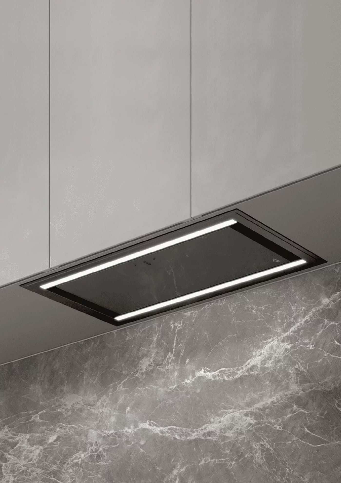 Obrázek Odsavač vestavný do skříňky Duo 74 Black (CDZ7405C)