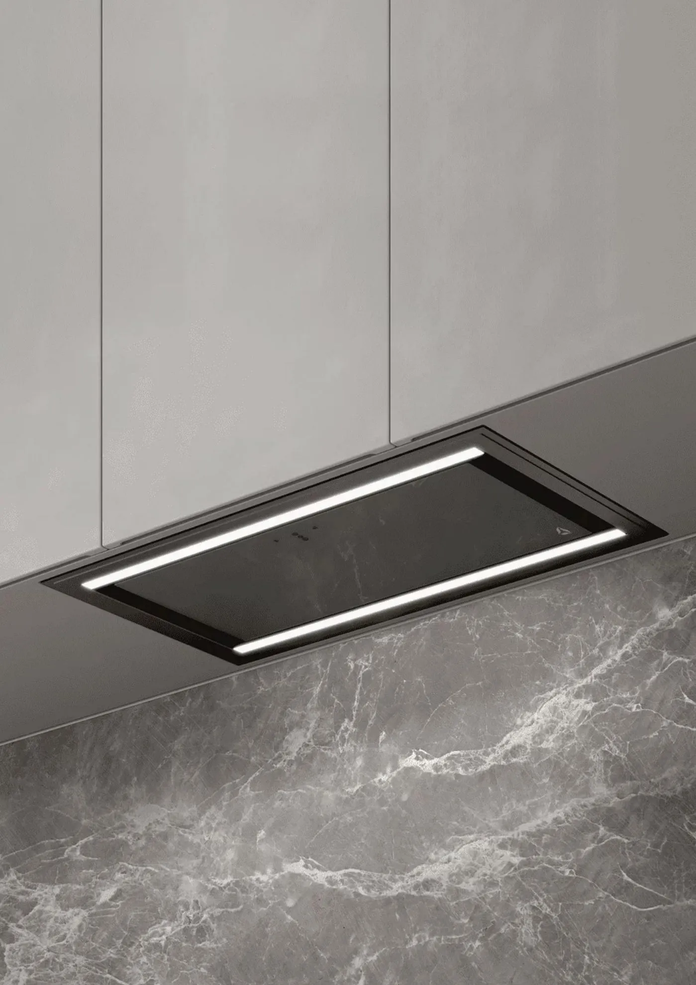 Obrázek Odsavač vestavný do skříňky Duo 55 Black (CDZ5505C)