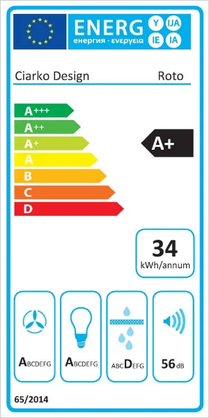 Obrázek Odsavač komínový Roto White (CDP3803B)