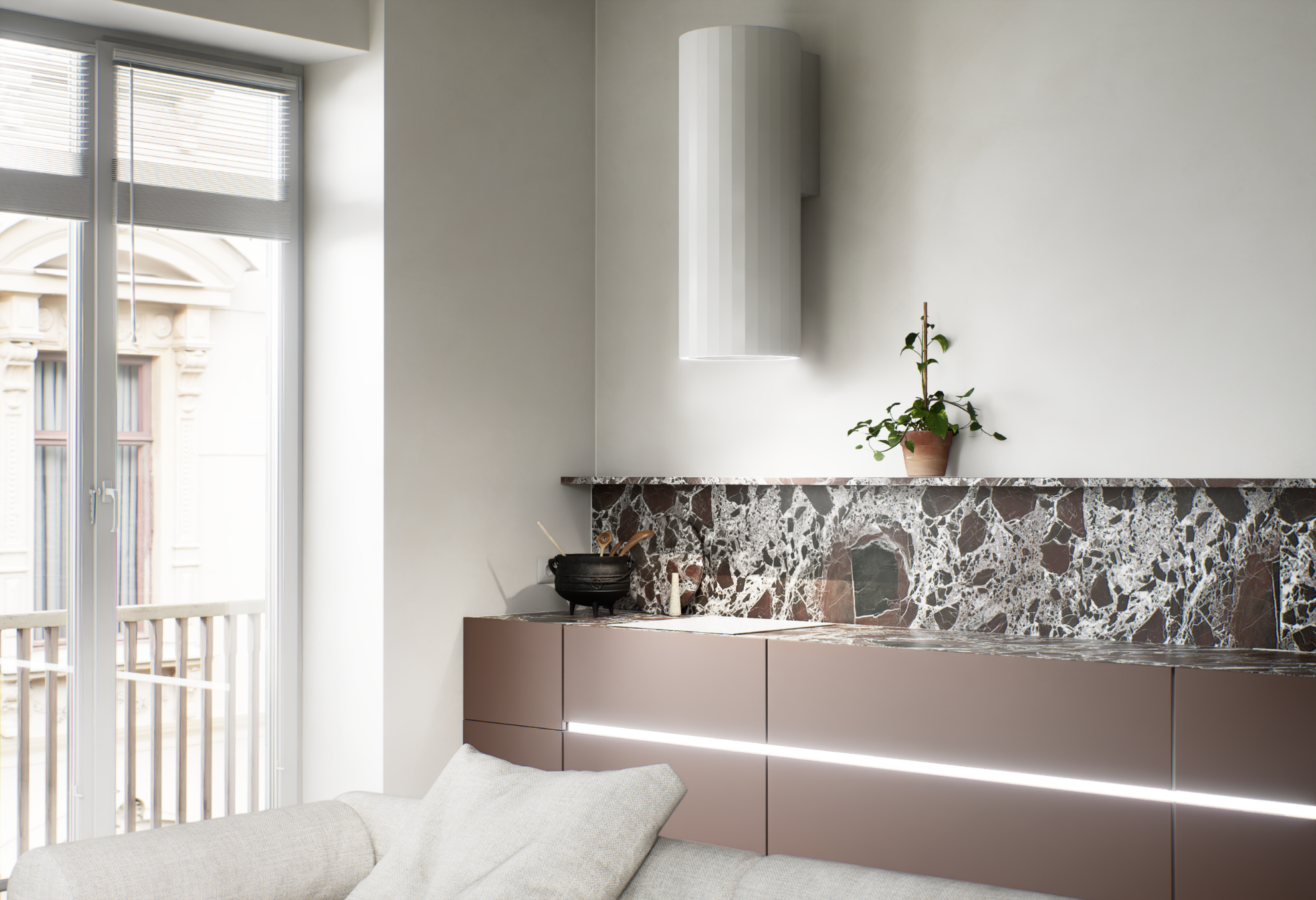 Obrázek Odsavač komínový Roto White (CDP3803B)