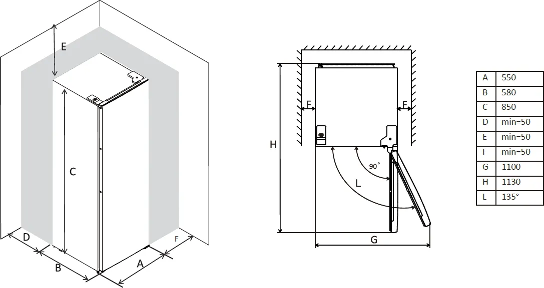 Obrázek MRAZNIČKA TABLE TOP RUF087W