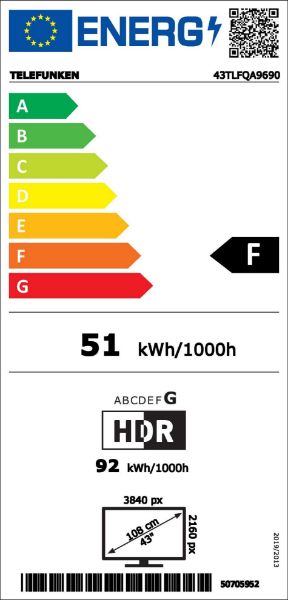 Obrázek TELEVIZE 43TLFQA9690 SMART
