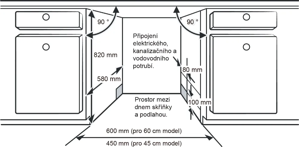 Obrázek MYČKA VESTAVNÁ DCJ434DB
