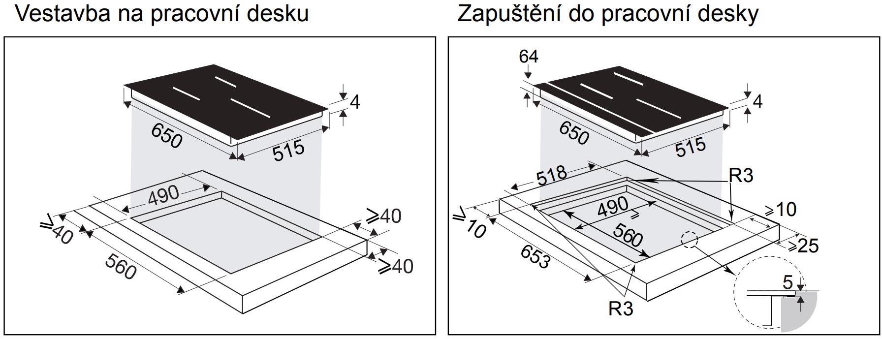 Obrázek DESKA INDUKČNÍ DPI4451GT