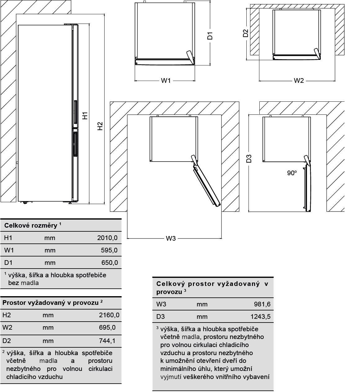 Obrázek CHLADNIČKA RCN4367LD