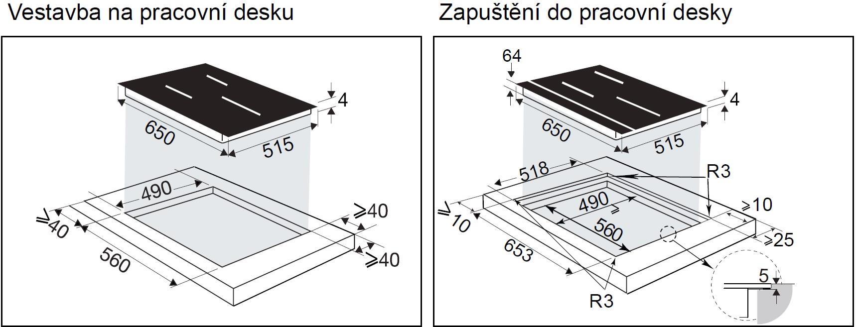 Obrázek DESKA INDUKČNÍ DPI4442B
