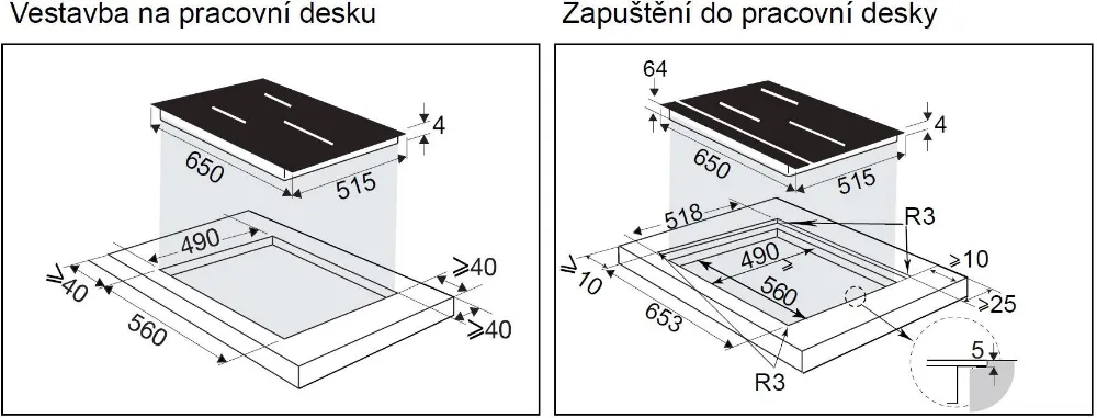 Obrázek DESKA INDUKČNÍ DPI4432B