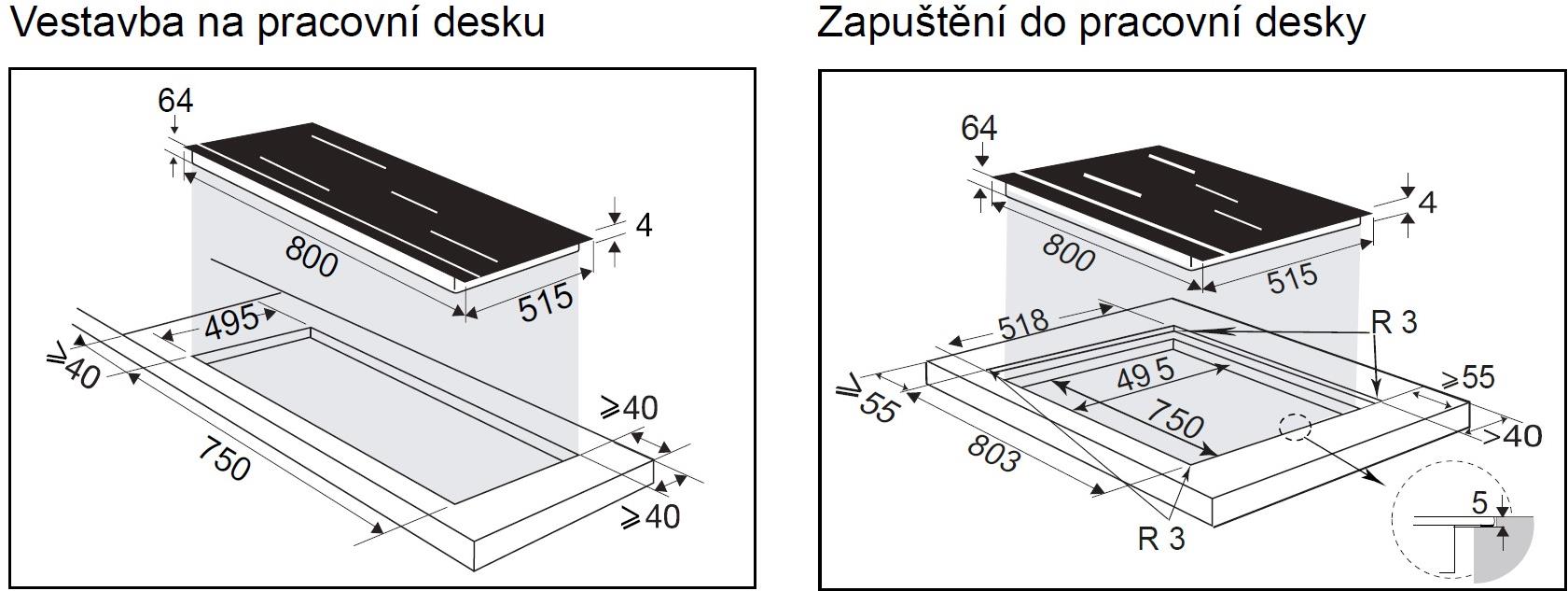 Obrázek DESKA INDUKČNÍ DPI4830B