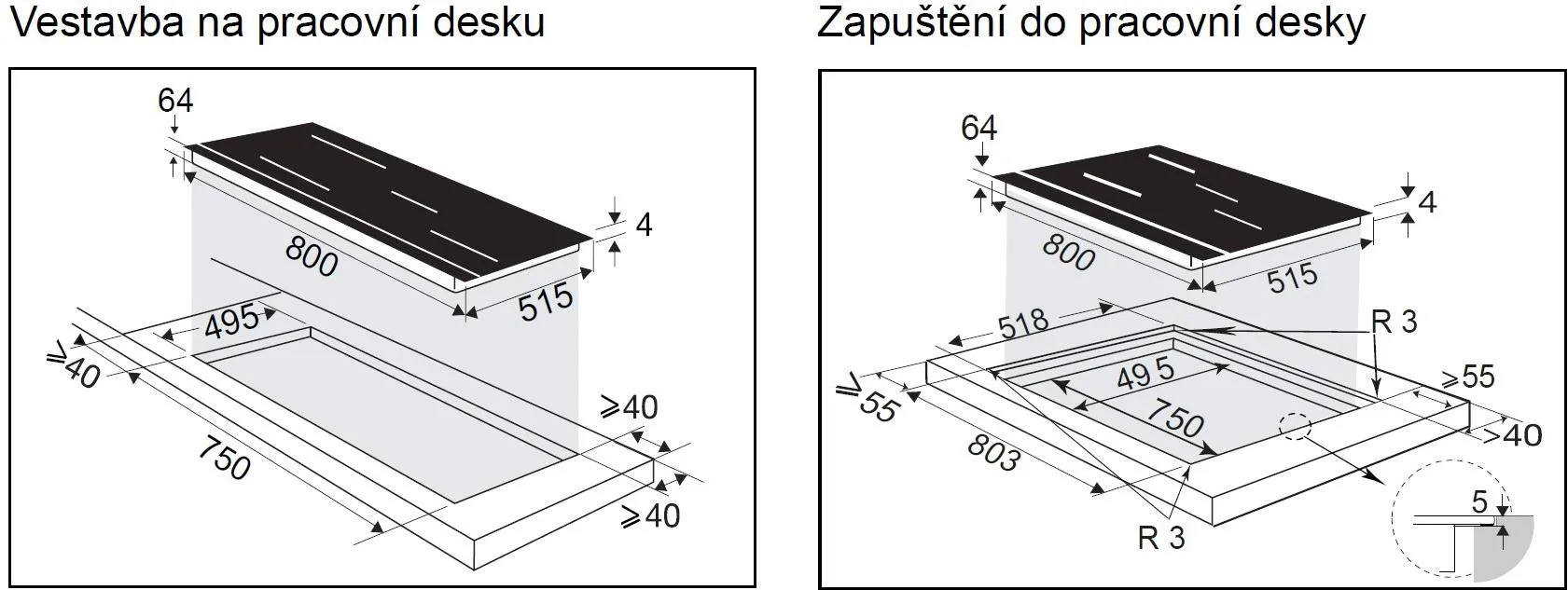Obrázek DESKA INDUKČNÍ DPI4830B