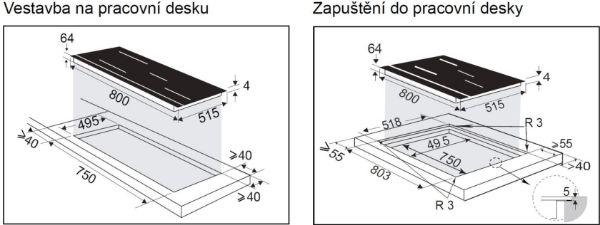 Obrázek DESKA INDUKČNÍ DPI4830B