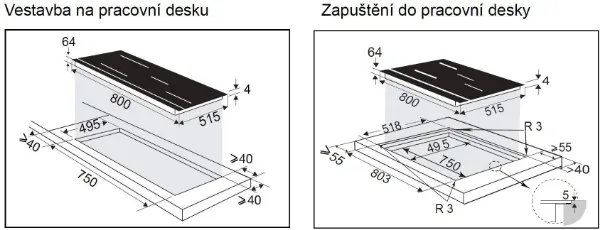 Obrázek DESKA INDUKČNÍ DPI4831BT