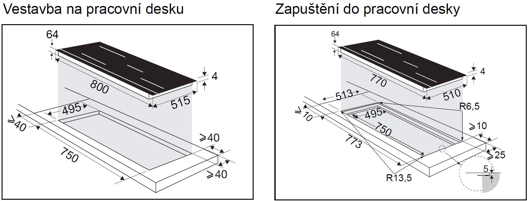 Obrázek DESKA INDUKČNÍ DPI4820X