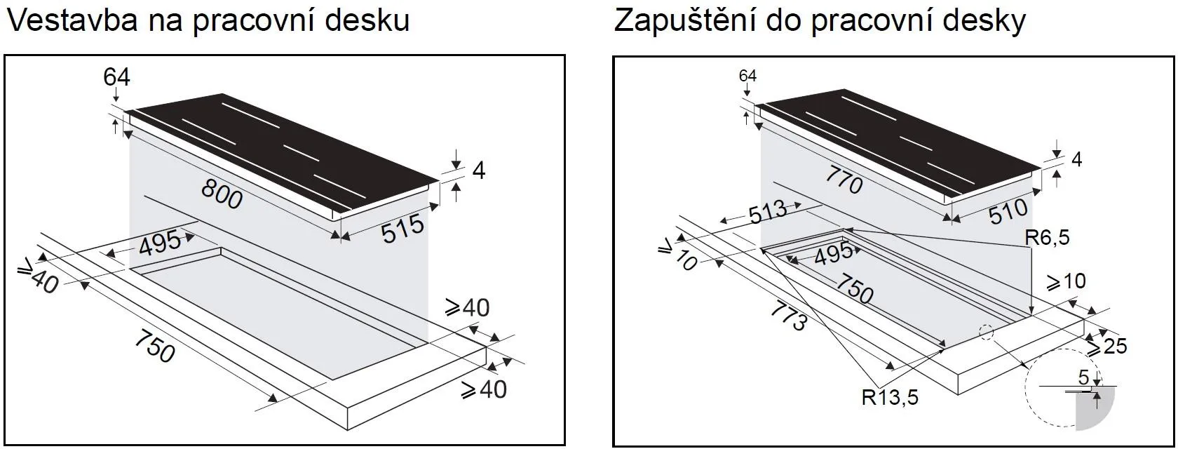 Obrázek DESKA INDUKČNÍ DPI4820X