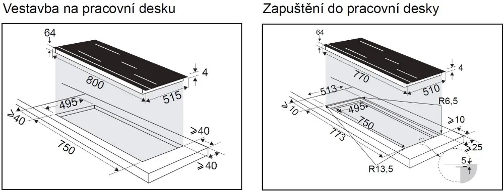 Obrázek DESKA INDUKČNÍ DPI4820X