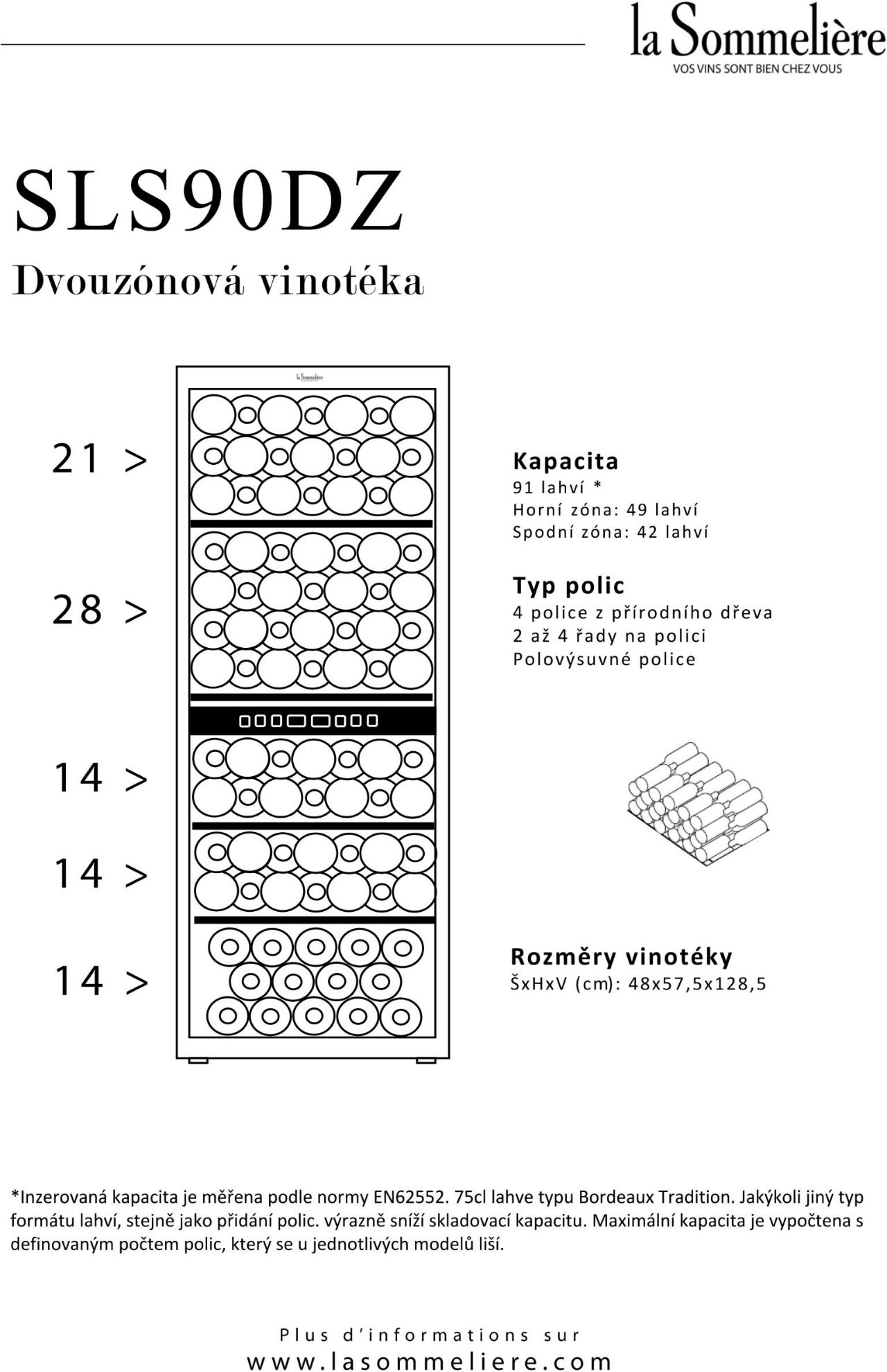 Obrázek VINOTÉKA SLS90DZ