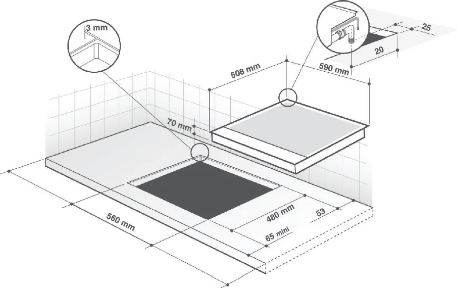 Obrázek DESKA PLYNOVÁ DPE4620XF