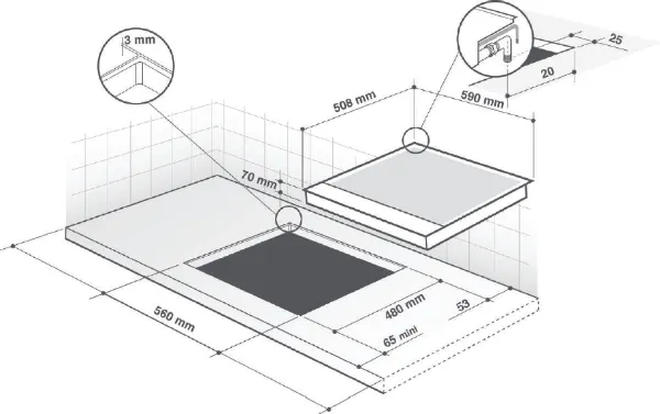 Obrázek DESKA PLYNOVÁ DPE4620XF