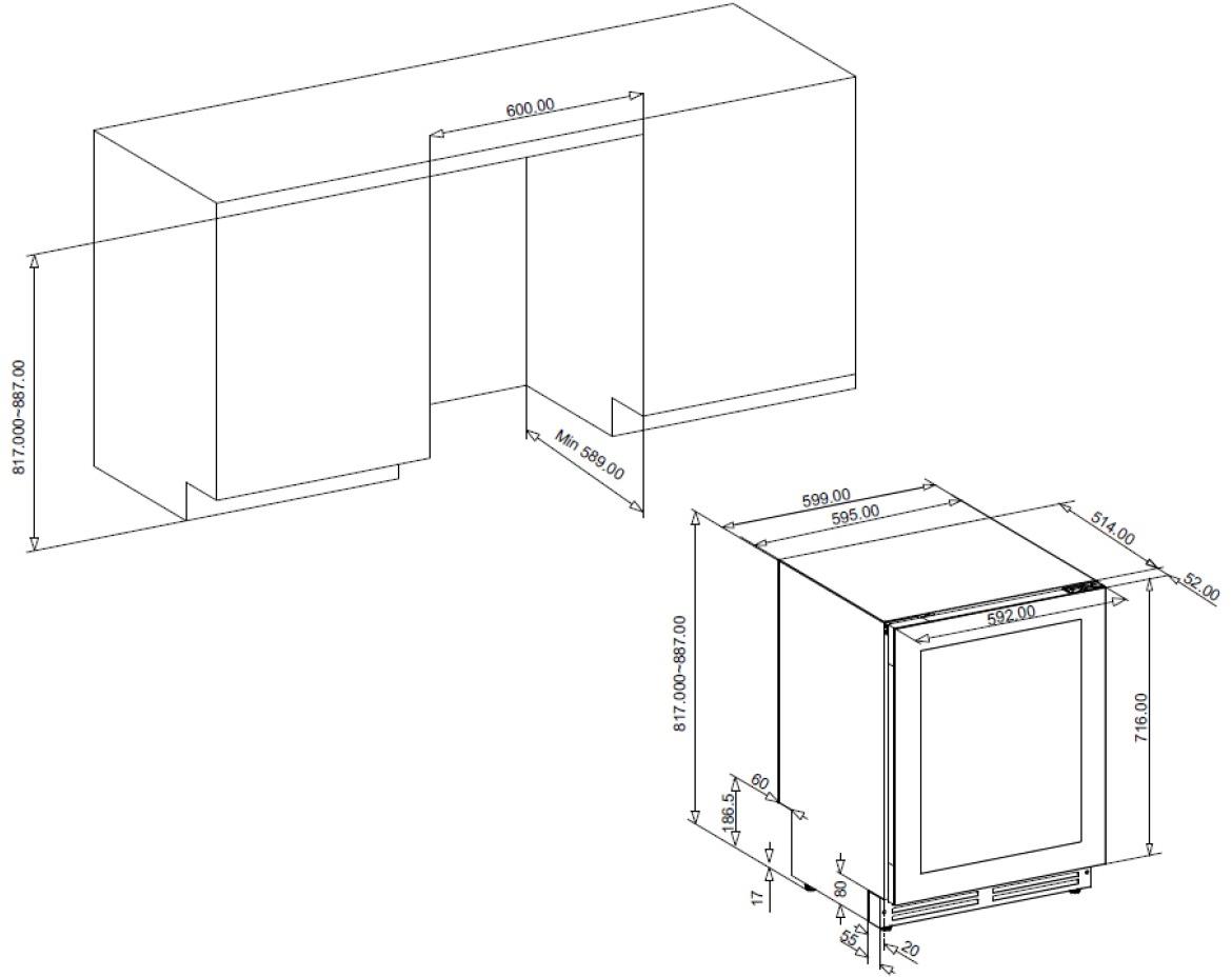 Obrázek VINOTÉKA AVU50PANEL