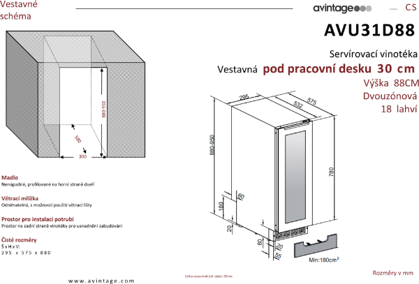 Obrázek VINOTÉKA AVU31D88