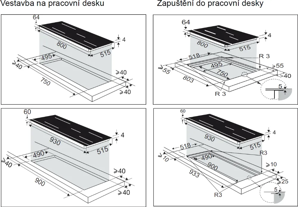 Obrázek DESKA INDUKČNÍ DPI4831W