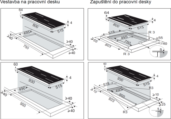 Obrázek DESKA INDUKČNÍ DPI4831W