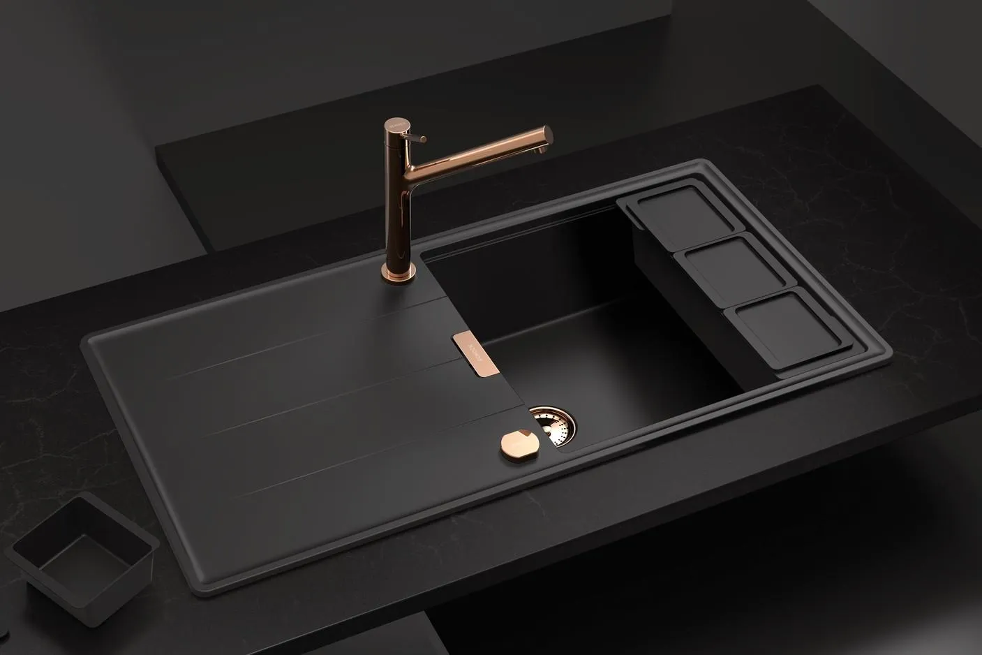 Obrázek Viditelné části v barevném provedení Copper brushed / 400065COB