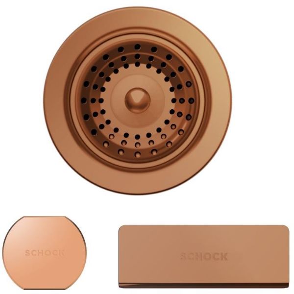 Viditelné části v barevném provedení Copper brushed / 400065COB